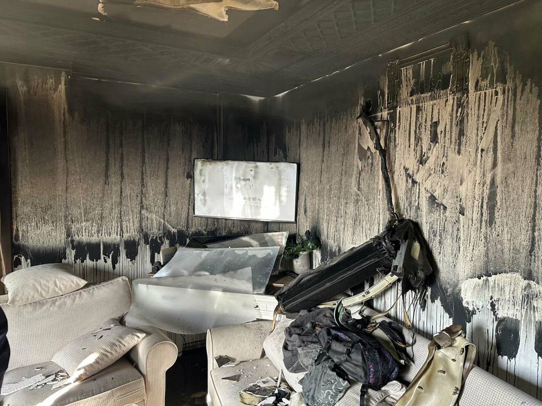 Evi yakıp jandarmaları bıçakladı, vurularak etkisiz hale getirildi 1